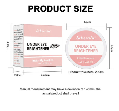 Hydrating Eye Brightening Concealer&Contour Cream-Full Coverage Long Lasting Correcting Eye Concealer for a Perfect Look Makeup