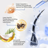 Copper Peptide Hair Density Serum Nourishing Scalp Strengthening Hair Follicles Anti Breakage Fuller Healthier Hair Lightweight & Fast Absorbing