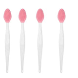 1PC/4PCS Beauty Skin Care Wash Face Silicone Brush Exfoliating Nose Clean Blackhead Removal Brushes Tools With Replacement Head