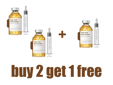 2026 Kojic Acid Niacinamide Brightening Ampoule Lighten Spots Fade Fine Lines Increasing Elasticity Smooth Soften Skin Care 1PCS