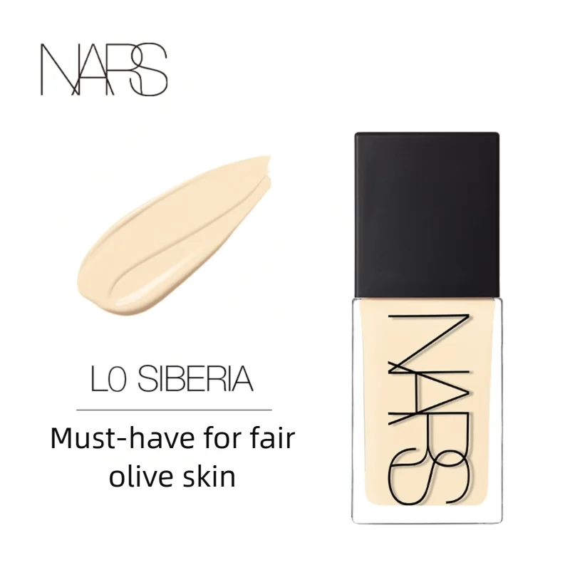NARS Square Bottle Natural Radiant Longwear Foundation - Multi-Recovery Complex, Hydrating Antioxidant, L0/L2/L2.5 Shades 30ml