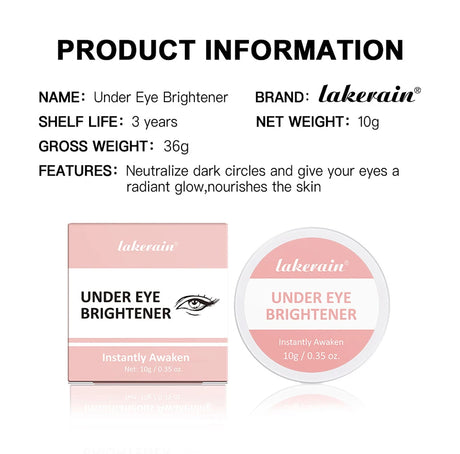 Eye Concealer And Brightening Cream Covers Dark Circles And Bags Under Eyes Brightens Nourishes Eyes Korean Girls Eye Cosmetics