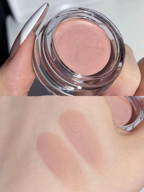 Matte Purple Peach Pink Eyeshadow Cream Blush Face Contour Waterproof Lasting Concealer Nude Brown Eyeshadow Primer Base Makeup