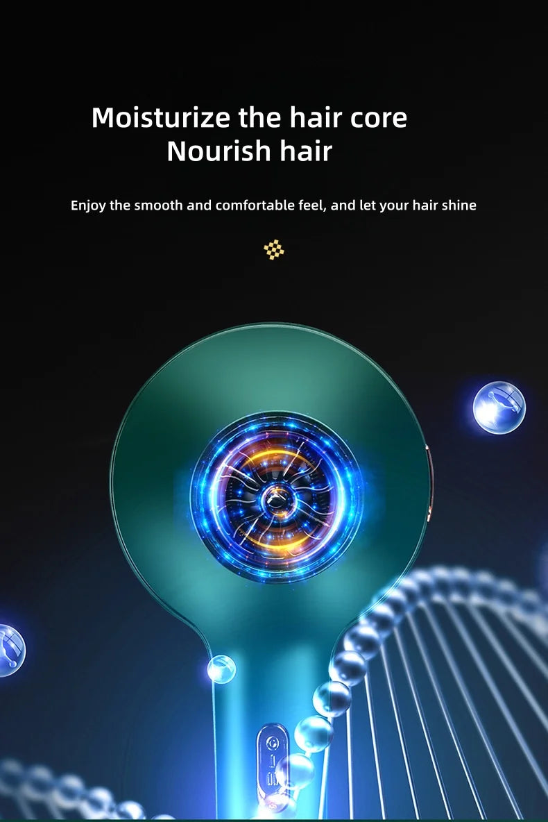 New High Wind Power Hair Dryer With Hot And Cold Constant Temperature Quick Drying Hood, Household Hair Salon Hair Dryer Tube