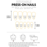 24pcs Upgrade Your Look With White Gradient Almond False Nails 1pc Nail File & 1Nail Glue Sticker Kit Nails