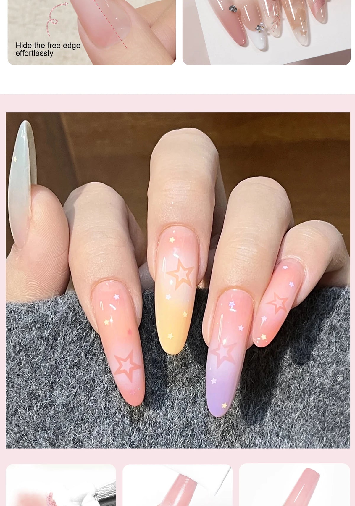 LIMEGIRL 24 Color Gradient Wash-Free Painting Gel Nail Art Design Painting Gel Nail Engraving DIY Soak-Off UV LED Nail Polish
