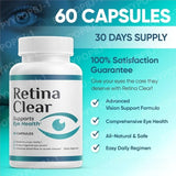 60 Count Eye Protection Capsules Supports Visual Clarity and Relief Eye Fatigue Supplement Contain Lutein,multivitamin & Zinc