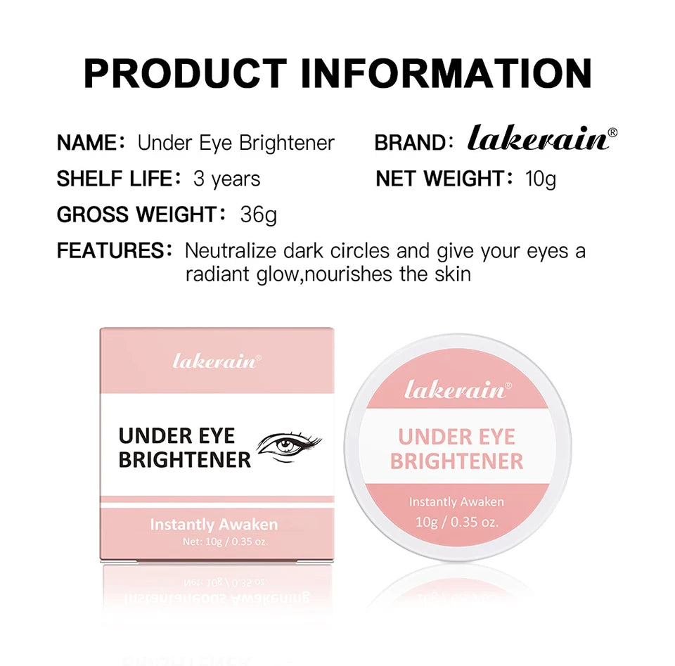 Hydrating Eye Brightening Concealer&Contour Cream-Full Coverage Long Lasting Correcting Eye Concealer for a Perfect Look Makeup