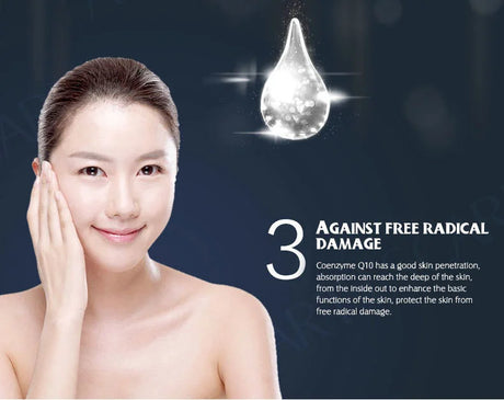 ARTISCARE Coenzyme Q10 Face Serum Shrink Pores Essence Oil Control Moisturizing Cream 3Pcs Skin Care