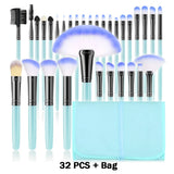 10-32PCS Makeup Brush Set Soft Fluffy Powder Foundation Contour Blush Concealer Eye Shadow Blending Makeup Kit Women Beauty Tool