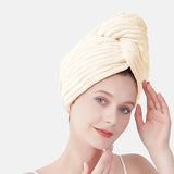 1/3/4 Pcs Quick-Drying Microfiber Hair Drying Cap Absorbent Soft Anti-Frizz Hair Towel Wrap for Women Home Bathroom Daily Use