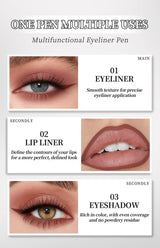 ART VALUE Creamy Texture Matte Eyeliner Pencil Easy Coloring Sweat Proof Eyeshadow Pencil Long Lasting Shimmer Eyeliner Makeup