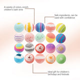 12pcs Organic Bath Bombs Set with Surprise Toys Inside Essential Oi Moisturizing Skin Care Relaxing Bathtime Gift for Boys Girls