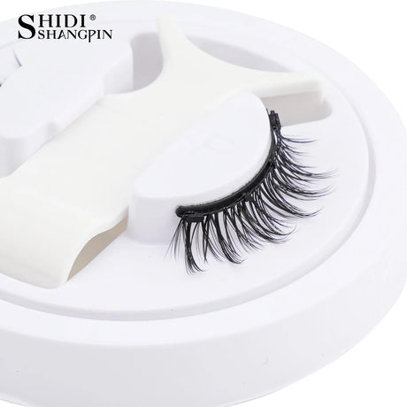 1 Pair Magnetic Eyelashes Set Reusable Easy to Use Eyelash Extension Tools Natural Curler False Eyelashes With Magnetic Tweezers