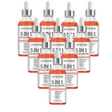 5 In 1 Hyaluronic Acid Face Serum Moisturizing Vitamin C collagen Lightning Facial Serum Shrink Pores Skin Care