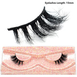 Half Lashes Mink Eyelashes Fluffy Soft False Eyelashes Wispy Cross Mink Eye Lashes Natural Short Mink Eyelash Extension Makeup