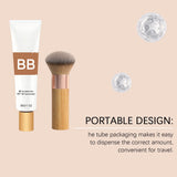 Tinted BB Cream Sunscreen SPF 30++ Full Coverage Invisible Pores Acne Brightening Nude Makeup Waterproof Facial Foundation Kit