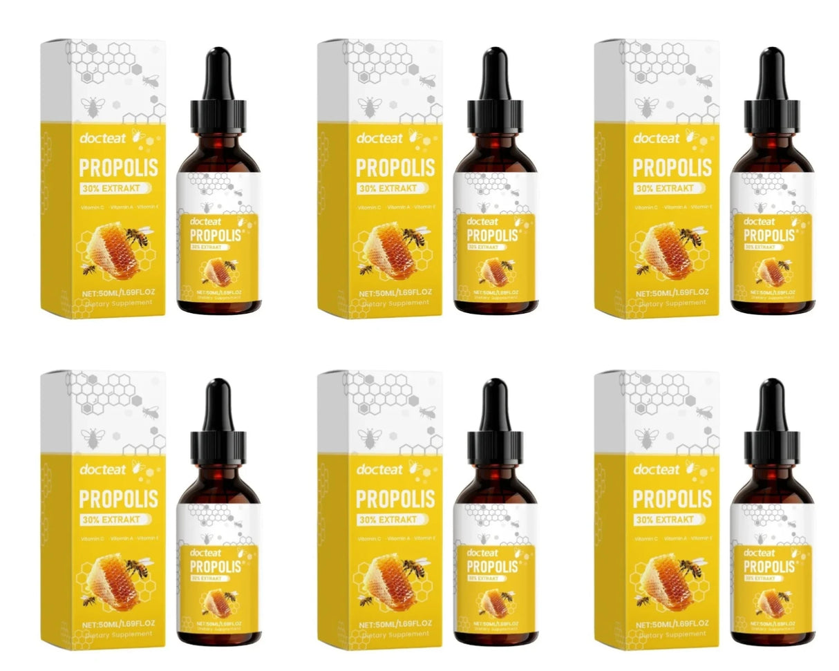 Propolis Extract Liquid with Vitamin A C &E Antioxidant Daily Wellness Support Dietary Supplement for Adult Natural Formula 50ml