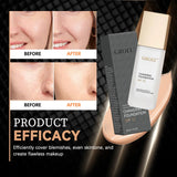 GROEI Changing Foundation SPF 15 - 30ml Adaptive Color Makeup, Auto-Match Your Skin Tone, Lightweight Cover Blemishes & Redness
