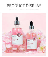 LAIKOU Cherry Blossom or Rose Essence Solution Moisturizing Facial Care Brighten Tighten Hydrating Repair Soothe Soften 100ml