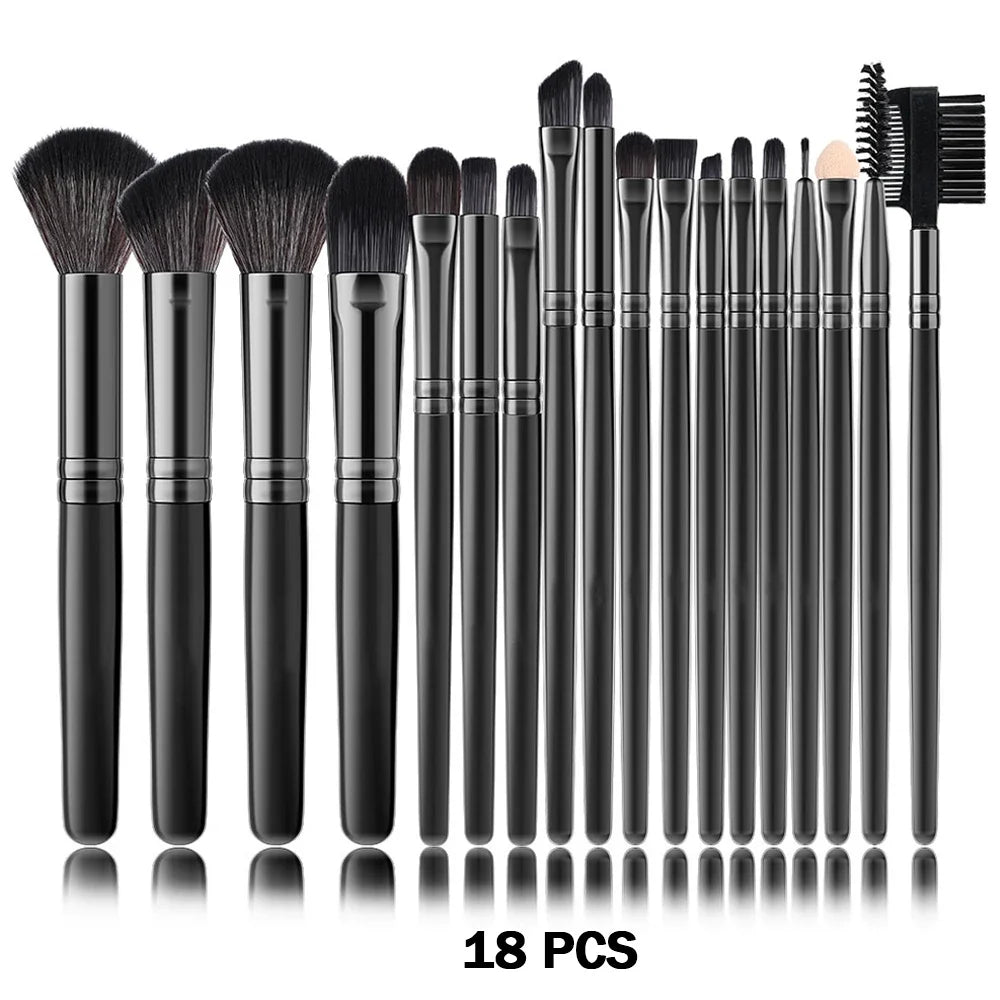 10-32PCS Makeup Brush Set Soft Fluffy Powder Foundation Contour Blush Concealer Eye Shadow Blending Makeup Kit Women Beauty Tool