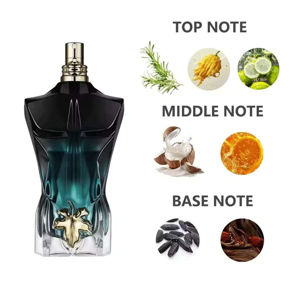100ml High Quality Blue Men Perfume Cologne Body Spray By Luxury Brand Long Lasting Fragrance Original Parfum Sexy Muscle Hombre