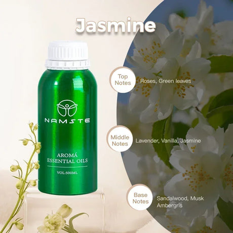 NAMSTE 500ml luxury Essential Oils Pure Natural for Diffuser humidifier Aromatherapy Jasmine Orchid Aroma Oil perfume spray
