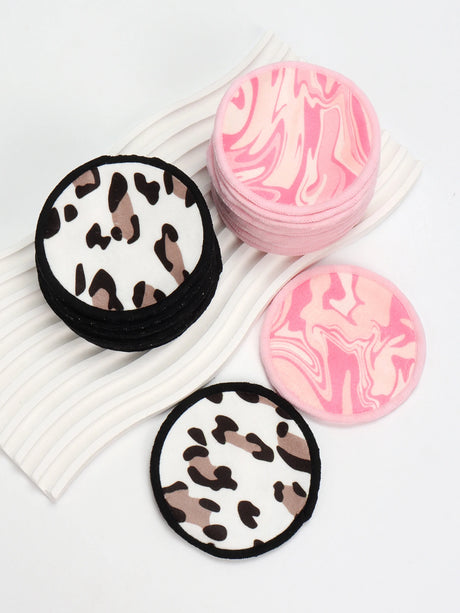 10Pcs Makeup Remover Pads Can Be Soaked in Water and Can Be Removed with Facial Makeup It Can Also Be Used with Makeup Remover.