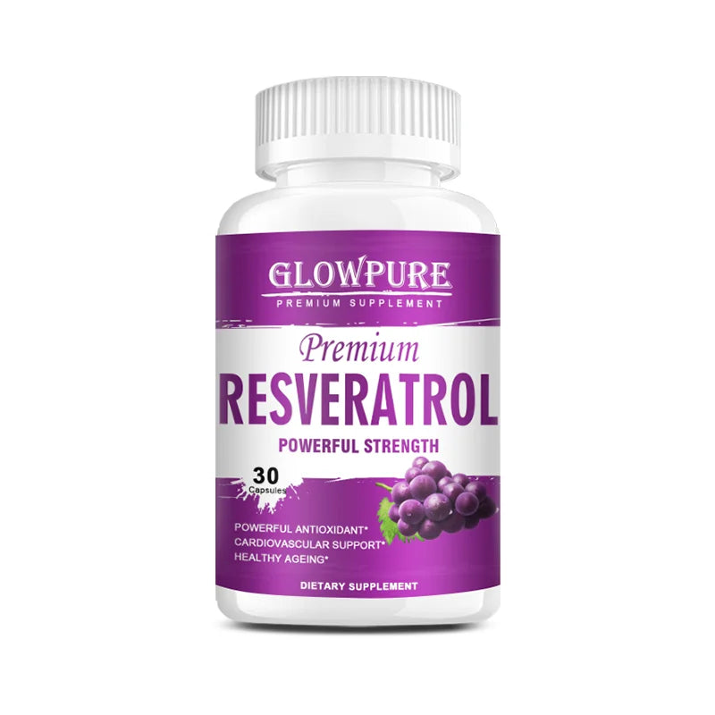 Resveratrol 1450mg - Premium Antioxidant Supplement for Anti-Aging, Immune Support, Brain & Joint Health