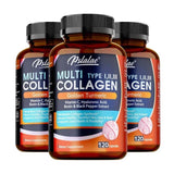 Multi Collagen Peptides Capsules - Supports Skin, Hair, Joint Health, Promote Collagen Production, Delay Aging,Enhances Immunity