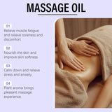 Lavender Essential Oil Moisturizing Body Skin Smoothing Soft Stress Relief Muscle Sore Help Sleep Spa Relaxing Massage Oil
