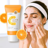 LAIKOU Vitamin C Daily Cleanser Brightening Face Wash Deep Cleansing Moisturizing Skin Tone Even Treatment