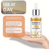 SUYARUN Day Vitamin C Night Retinol Serum - Brightening & Anti-Aging | 2-in-1 Formula for Skin Repair | All Skin Types.