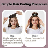 Heatless Hair Curling Rod Headband No Heat Soft Flexi Rollers Lazy Curls with Hook Sleeping Hair Styling Tool for Natural Look