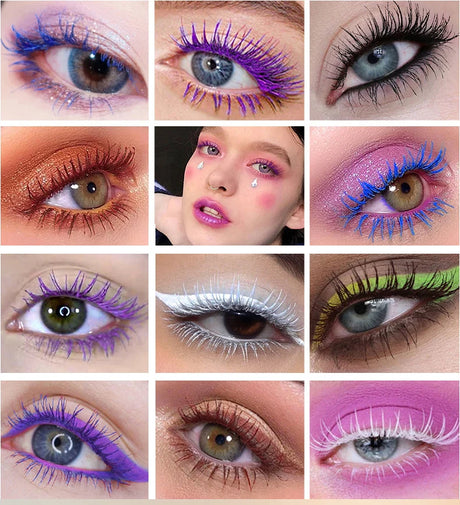 5D Silk Mascara with Big Eyes, Strong and Lasting Black Content and Length, Waterproof and Non-caking, and Prolonged Mascara.