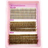 AMSDCN  40P-120Pnaturally 240 clusters  Spikes Brown eyelash clustersfaux cils eyelash extensions Wispy Lashes