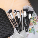 DUcare Black Makeup Brush Professional Makeup Eyeshadow Foundation Powder Soft Synthetic Hair Makeup Brushes Brochas Maquillaje
