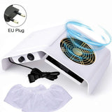 Nail Dust Collector Manicure Machine Tools Strong Power Nail Vacuum Cleaner With Remove Filter Nail Extractor Fan Nail Art Tool