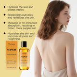Mango Shea Butter Body Oil Soften Rough Skin Improve Skin Condition Long-Lasting Hydration Fresh Fragrance SPA Massage Skin Oil