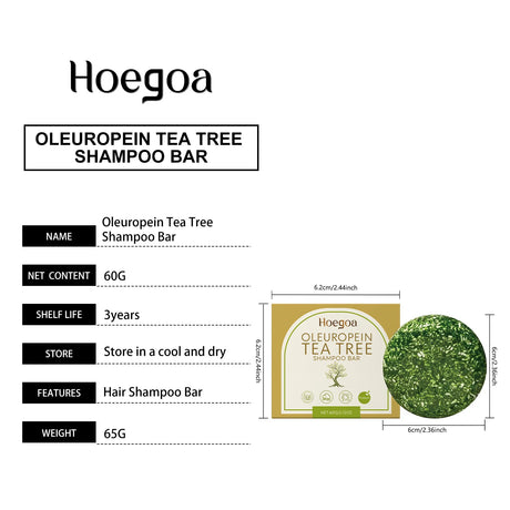 Herbal Dandruff Removal Shampoo Bar Mild Tea Tree Oil Essence Oil Control Scalp Cleansing Hair Care Soap Hair Damaged Repairing