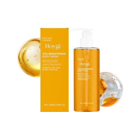 Kojic Acid Turmeric Brightening Body Wash Moisturizing, Cleansing, and Smooth Skin Shower Gel