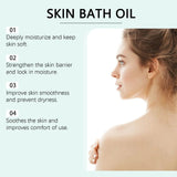 EELHOE Nicotinamide Bath Oil Brightening Skin Repair Dry Skin Remover Smooth Body Cleaning Long Lasting Moisturizing Body Oil