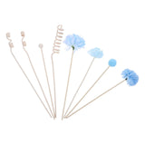 8pcs Diffuser Sticks Diffuser Refill Essential Oil Aroma Fragrance Sticks Replacement - Natural Aromatherapy Reed Flowers
