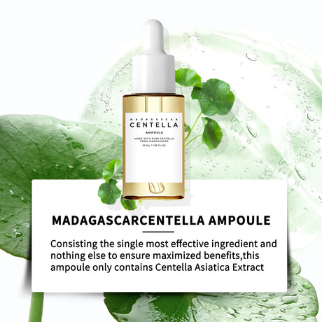 Centella Asiatica Soothing Serum 55ml - Madagascar Formula Calms Sensitive Skin, Supports Acne Care & Deeply Moisturizes.