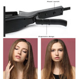 Professional Hair Curler Comb Curling Iron Wand Ceramic Corrugated Wave Corn Irons Wave Curler Iron Corrugation Plate Clip