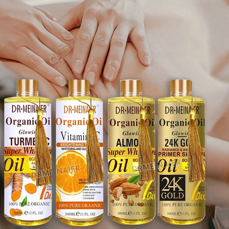 Super Moisturizing Body Care Oil Correcting Meridian Spa Relaxation Oil Arbutin Hydrates Skin With Turmeric Retinol Massage Oil