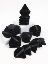 Black Triangle Powder Puff Facial Makeup Sponge Soft Velvet Cosmetics Puff Mixer Beauty Foundation Make-Up Sponge Makeup Access