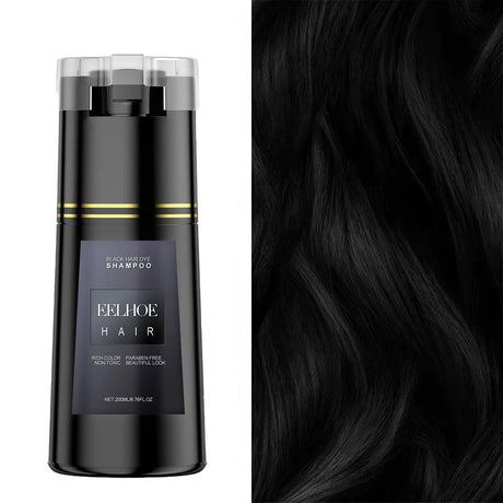 EELHOE Hair Dye Shampoo Nova Hair Instant Dye Shampoo Men Women Quick Easy Safe Hair Color Gray Hair  Coverage Nourish Scalp