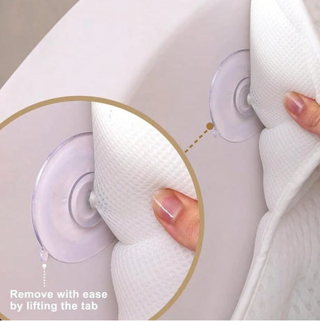 Bone Shaped Quick Drying Bathtub Pillow, Bathroom Shower Headrest, Machine Washable Bathtub Pad, SPA Shower Bathtub Pillow