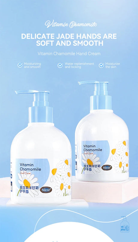 Nicor Vitamin Chamomile Hand Cream Moisturizing and Hydrating to Prevent Dryness and Cracks